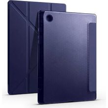 Zore Galaxy Tab A8 10.5 SM-X200 2021 Kalem Bölmeli Standlı - Lacivert Kılıf