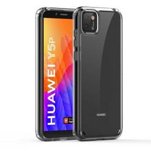 Zore Huawei Y5P Coss Şeffaf Sert Silikon Cep Telefonu Kılıfı