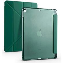 Zore iPad 10.2 2021 9. Nesil Tri Folding Kalem Bölmeli Standlı - Yeşil Kılıf
