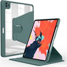 Zore iPad Pro 11 2020 2. Nesil) Nayn Dönebilen Standlı - Koyu Yeşil Kılıf