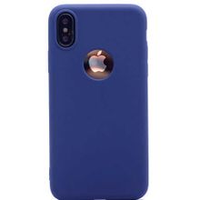 Zore iPhone XS Max 6.5 Thin Premium Kapak Mürdüm Silikon Kılıf