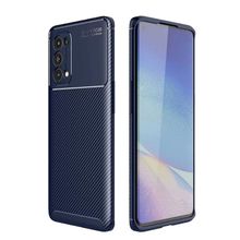 Zore OPPO Reno 5 5G Karbon Tasarım Negro Silikon Cep Telefonu Kılıfı