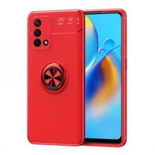 Zore Oppo Reno A74 4G Manyetik Yüzüklü Ravel Silikon Kılıf