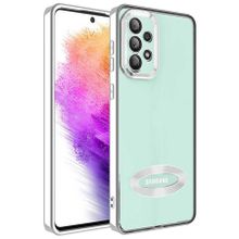 Zore Samsung Galaxy A32 4G Kamera Korumalı Logo Gösteren Omega Kapak Kılıf