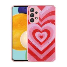Zore Samsung Galaxy A33 5G Simli Desenli Kamera Korumalı Parlak Popy Kapak Kılıf