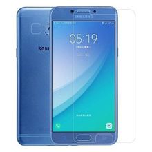 Zore Samsung Galaxy C7 Uyumlu Maxi Glass Temperli Cam Koruyucu