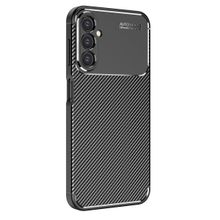 Zore Samsung Galaxy M34 5G Karbon Görünümlü Negro Silikon Kapak Cep Telefonu Kılıfı