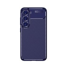Zore Samsung Galaxy S23 Karbon Görünümlü Negro Silikon Kapak Cep Telefonu Kılıfı