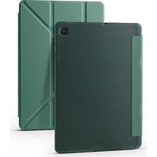 Zore Samsung Galaxy Tab A7 10.4 T500 2020 Tri Folding Kalem Standlı Yeşil Kılıf