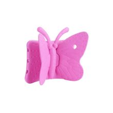 Zore Samsung Galaxy Tab S6 Lite P610 Butterfly Standlı - Pembe Kılıf
