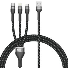 Zore Shira Serisi 3 mt Lightning USB Kablo