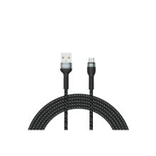 Zore Shira Serisi 3 mt Siyah Micro USB Kablo