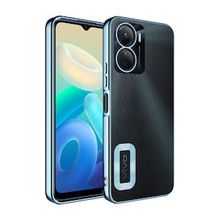 Zore Vivo Y16 Kamera Korumalı Logo Gösteren Omega Kapak Kılıf