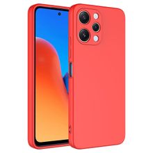 Zore Xiaomi Redmi 12 Mara Lansman Kapak Kırmızı Cep Telefonu Kılıfı