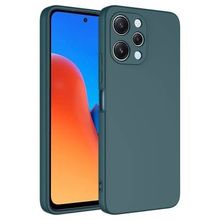 Zore Xiaomi Redmi 12 Mara Lansman Kapak Koyu Yeşil Cep Telefonu Kılıfı