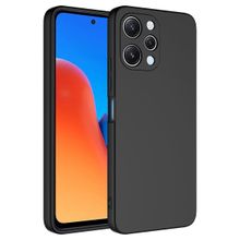 Zore Xiaomi Redmi 12 Mara Lansman Kapak Siyah Cep Telefonu Kılıfı