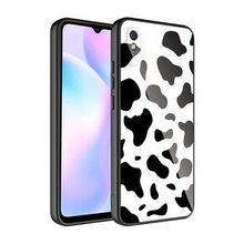 Zore Xiaomi Redmi 9A Kamera Korumalı Desenli Sert Silikon Epoksi Kapak Kılıf