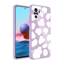 Zore Xiaomi Redmi Note 10 Kamera Korumalı Desenli Sert Silikon Epoksi Kapak Kılıf