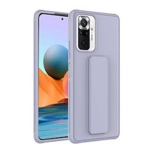 Zore Xiaomi Redmi Note 10 Pro Mat Pürüzsüz Standlı Katlanabilir Qstand Kapak Kılıf