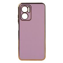 Zore Xiaomi Redmi Note 11E Kenarı Gold Silikon Bark Cep Telefonu Kılıfı