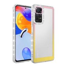 Zore Xiaomi Redmi Note 11S Global Simli ve Renk Geçiş Tasarımlı Lens Korumalı Park Kapak Kılıf