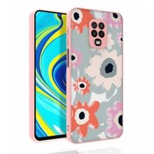 Zore Xiaomi Redmi Note 9S Desenli Kamera Korumalı Parlak Nora Kılıf