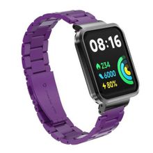 Zore Xiaomi Redmi Watch 2 Lite Zore KRD-60 Mor Metal Kordon