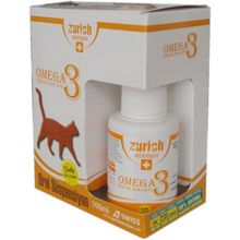 Zurich 100 ml Cat Omega-3 Balık Yağı Tüy Döküm Önleyici Tüy Sağlığı