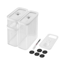 Zwilling Fresh & Cube 5'li Set M Beyaz Saklama Kabı