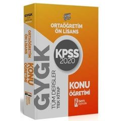 Kpss Lise Onlisans Memuruz Konu Anlatimli Tek Kitap Yargi Yayinlari 9786051574523