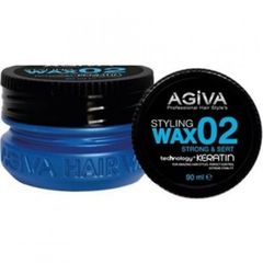 Agiva Hair Styling Aqua Wax Ultra Strong Navy Blue 02 155 ml