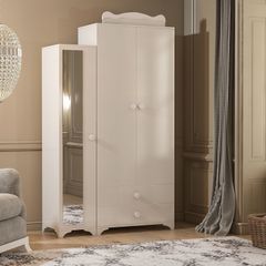 House Line 4 Kapili 2 Cekmeceli Gardirop Beyaz Modelleri Ve Fiyatlari