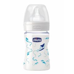 CHICCO BIBERON WB VETRO UNISEX 240ML SILICONE FL.LENTO - Di Candia S.r.l.