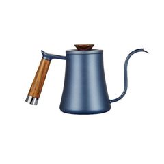 Coffee Drip Kettle Thermometer Thin Mouth Gooseneck Cloud Kettle Stainless  Steel Hand-Brewed Pour Over Tea Pot 1L/1.2L