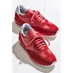 Leccee Kadin Spor Ayakkabi Pudra Yilan Elle Shoes