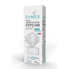 Famex FFP2 N95 10'lu Beyaz Maske