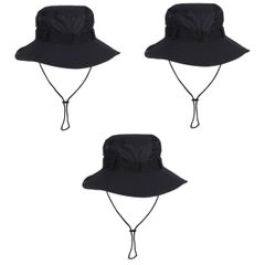 The Friendly Swede Erkekler ve Kadınlar için Güneş Şapkaları, Safari ve Yaz  için UPF 50+ Balıkçı Boonie Şapkası, Erkekler için Geniş Kenarlı Kovalı  Şapka, Balıkçı Şapkası (2'li Paket) Açık Gri : 