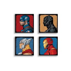 POSTER MARVEL AVENGERS COMPRESO DI CORNICE 29,7 X 42cm EUR 12,50 - PicClick  IT