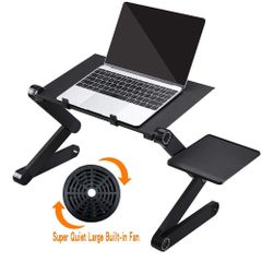 Katlanabilir Sogutuculu Notebook Laptop Sehpasi Kademeli Standi