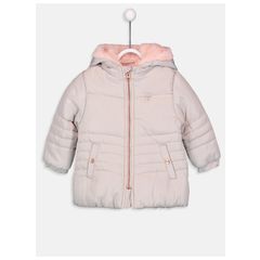 Outlet Gri Pufidik Kapusonlu Mont 307780801 Gap