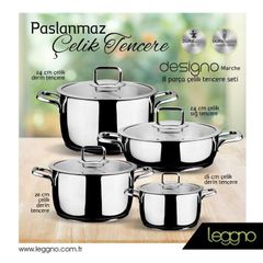Karaca Ege 8 Parca Celik Tencere Seti Modelleri Ve Fiyatlari