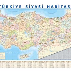 Top Ten Turkiye Fiziki Harita Dilsiz