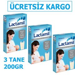 Milupa Lactamil 200 gr 3'lü Emziren Anneler İçin Sütlü İçecek