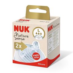 NUK Nature Sense Perfect Start set biberon | 0-18 mesi | 4 biberon con  sistema Anti-Colica, succhietto, spazzola per biberon e m