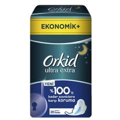 Orkid Platinum Hijyenik Ped Gece Extra Super Ekonomik Paket 18 Ped Cosmetica