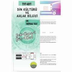 Pano Yayınları Tyt-Ayt Din Kültürü ve Ahlak Bilgisi Yaprak Test