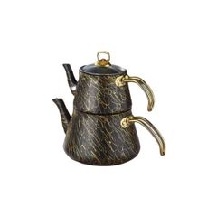 Linden Menekse 1200 Ml Kirmizi Dokum Caydanlik Dekor Arya