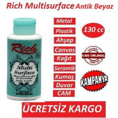 Rich Multi Surface Boya 1 75kg 1250cc 2102 Antik Beyaz