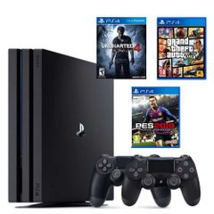 Sony Playstation 4 Pro 1 Tb 2 Kol Pes 19 Gta 5 Uncharted 4 Fiyatlari