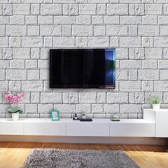 Tas Desen Beyaz Gri Tuglalar Desenli 200x130 Cm Duvar Kagidi Fiyatlari